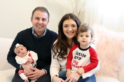 Lana Dbeibo and Nabil Adra with their children