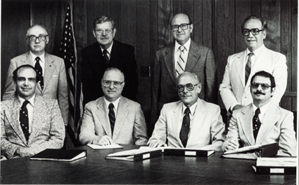 Dean Beering with Dr. Wagner and other regional campus directors in 1971