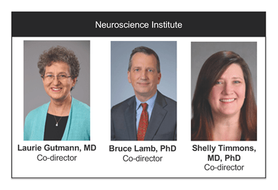 Neuroscience Institute leaders