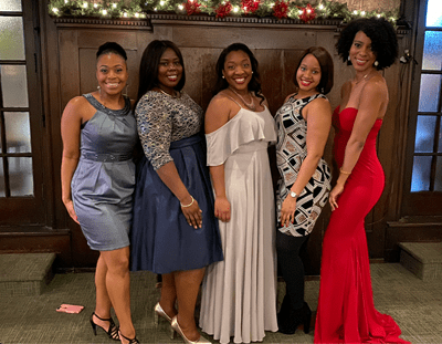 Chaniece Wallace, Angela Amaniampong, other IU medical residents
