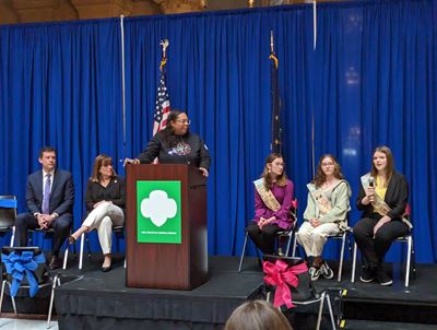Girl Scout Day at the statehouse