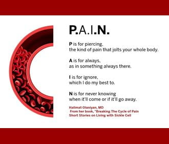 Sickle Cell Pain Poem by Halimat Olaniyan, MD