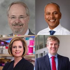 Headshots of Drs. Gaston, John, Evans-Molina and Hains