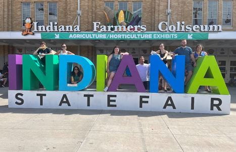 Indiana state fair sign