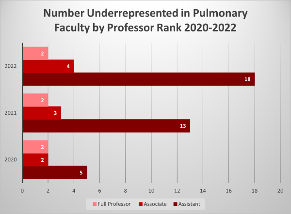 Underrepresented in Pulmonary Faculty Positions
