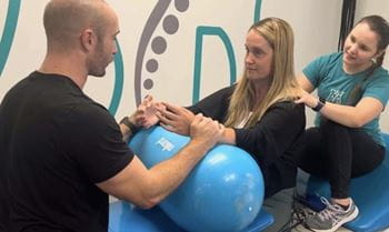 Laura Burdick rehabs at NeuroHope in Indianapolis