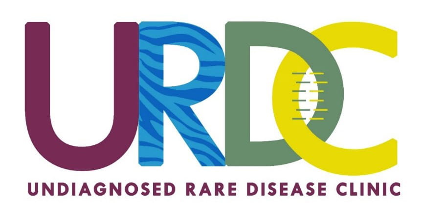 a logo for the undiagnosed rare disease clinic