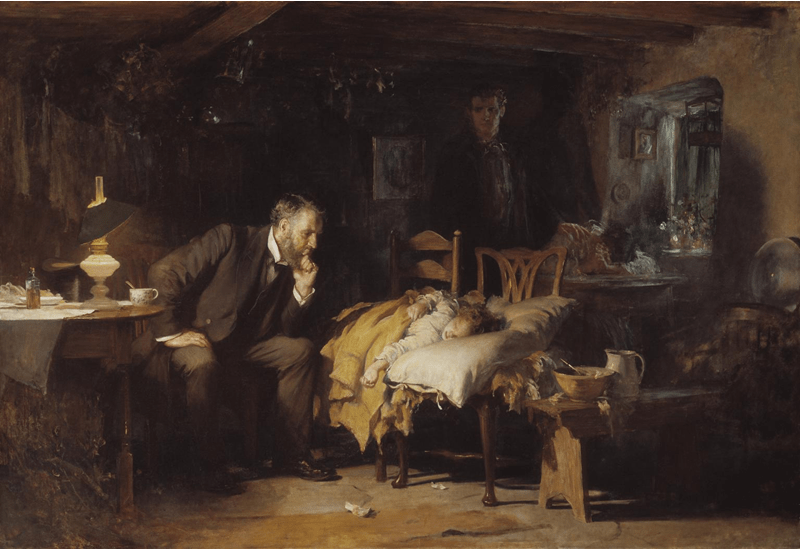 'The Doctor’ by Sir Luke Fildes, 1891